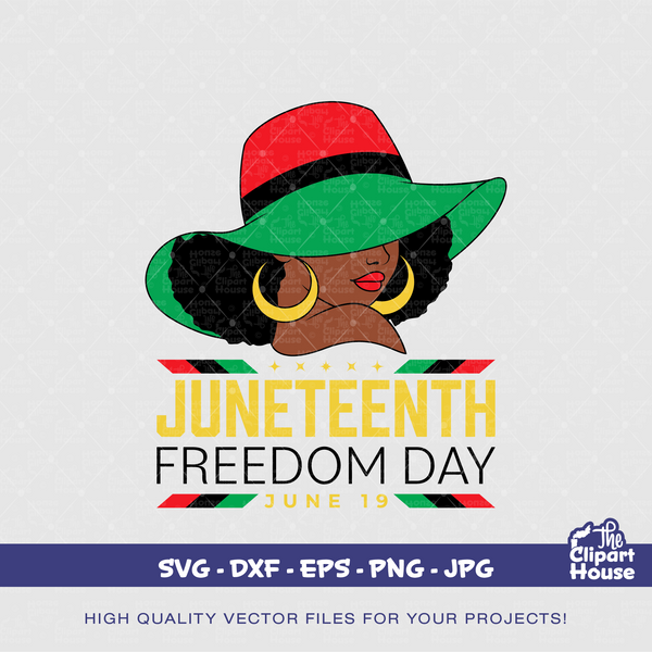 Juneteenth Freedom Day Black Woman