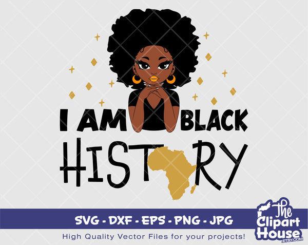 Peekaboo Woman Black History | Digital SVG - DXF - EPS - png - Jpg | Instant Download | african american svg, black woman svg, afro