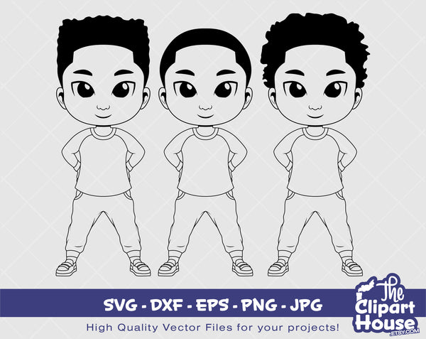 Peekaboo Boy Pose Silhouette 2 | Digital SVG - DXF - EPS - png - Jpg | Instant Download | african american svg, black kid svg, afro child