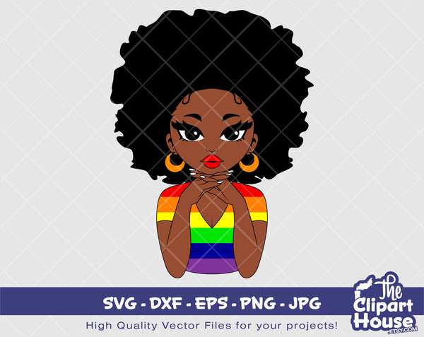 LGBT Peekaboo Woman | Digital SVG - DXF - eps - png - Jpg | Instant Download | pride svg, lesbian svg, lgbt svg, pride svg, love is love