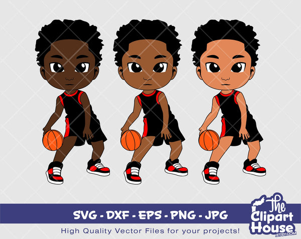 Peekaboo Basketball Boy 2 | Digital SVG - DXF - EPS - png - Jpg | Instant Download | african american svg, black kid svg, afro child svg