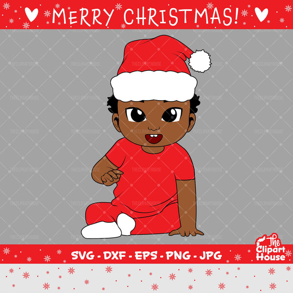 Christmas Baby Boy | Digital SVG - DXF - EPS - png - Jpg | Instant Download | christmas svg, family svg, santa claus svg, elf svg