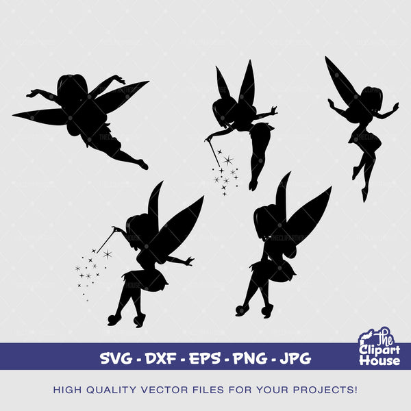 Black Fairy Locs Silhouette 2 | Digital SVG - DXF - EPS - png - Jpg | Instant Download | Cricut, black woman svg, fairy, black angel svg