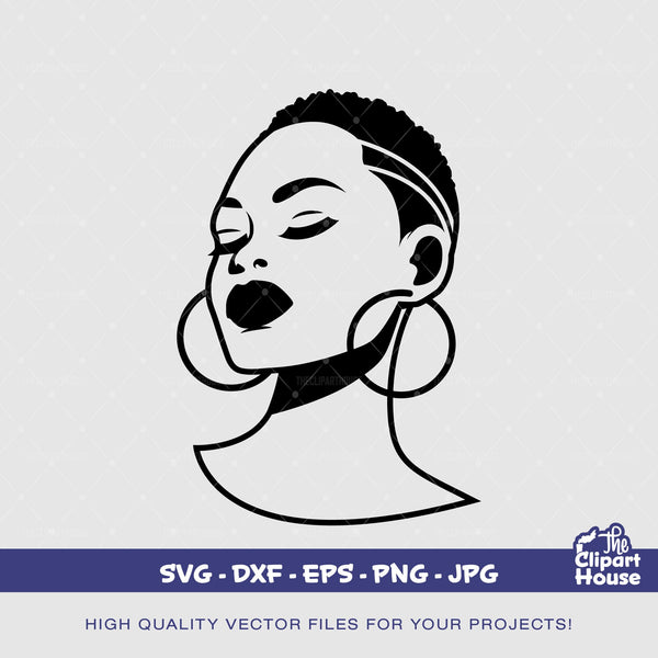 Short Hair Love Silhouette, short hair svg ,african american svg,black woman svg, afro svg, black queen svg