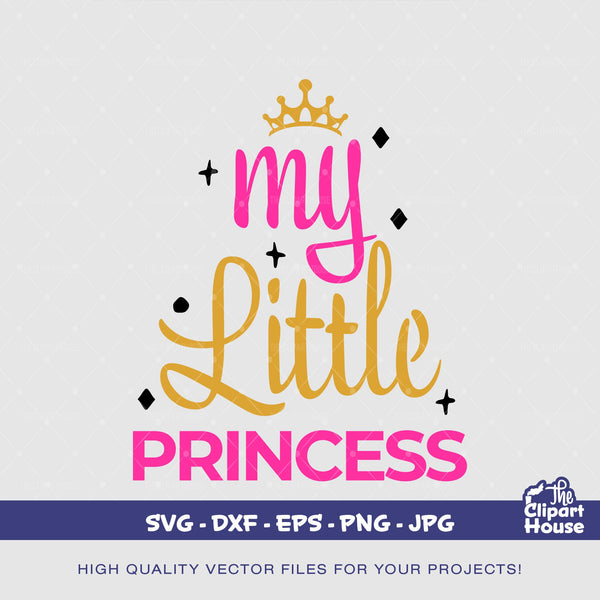 My Little Princess Text, princess svg, queen svg, peekaboo girl svg,