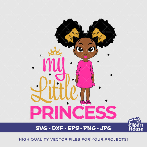 My Little Princess 2, african american svg, black kid svg, peekaboo girl svg, black girl magic svg