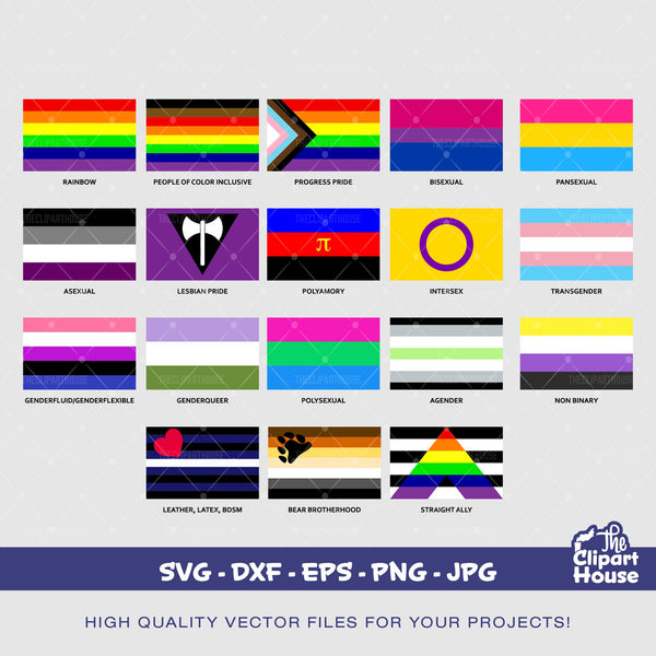 LGBTQIA+ Flags, pride svg, gay svg, lesbian svg, lgbt svg, pride svg, love is love svg, love