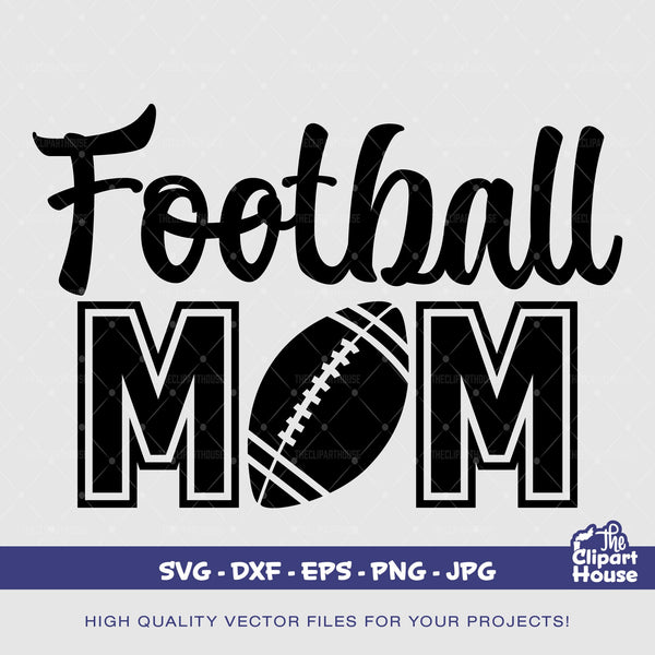 Football Mom, family svg, Mom Squad svg, Mother svg, Family svg, mother's day svg, football svg, sports svg