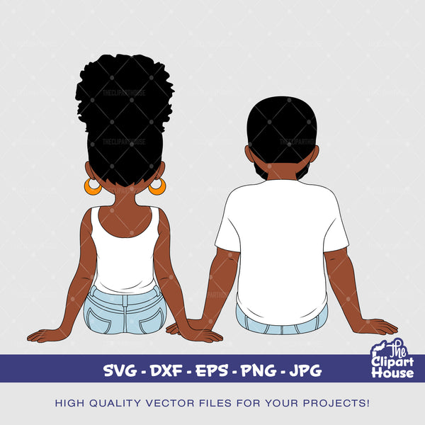 Family 2, african american svg, black man svg, afro man svg, group of friends svg, brotherhood svg