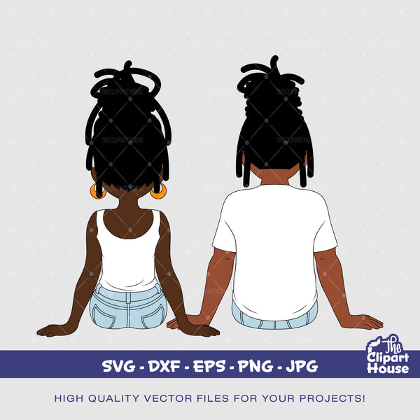 Family 4, african american svg, black man svg, afro man svg, group of friends svg, brotherhood svg