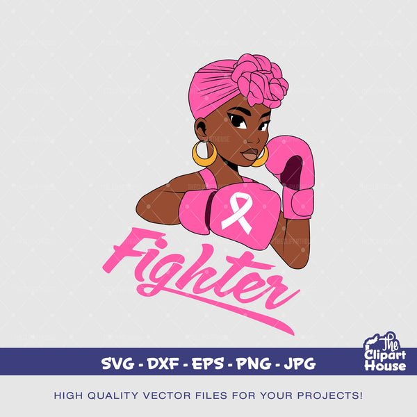 Breast Cancer Fighter Text 3, cancer research, women svg, we can do it svg, survivor svg, breast cancer awareness, cancer survivor gift