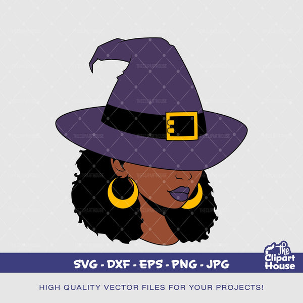 Halloween Witch Woman, african american svg, black woman svg, afro child, spooky svg, halloween shirt svg, haloween 2022