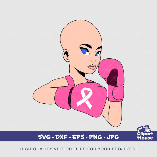 Breast Cancer Fighter 3, cancer research, women svg, we can do it svg, survivor svg, breast cancer awareness, cancer survivor gift