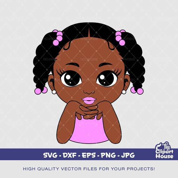 Black Girl, african american svg, black kid svg, afro child svg, peekaboo girl svg, cute girl svg, afro princess svg, queen svg