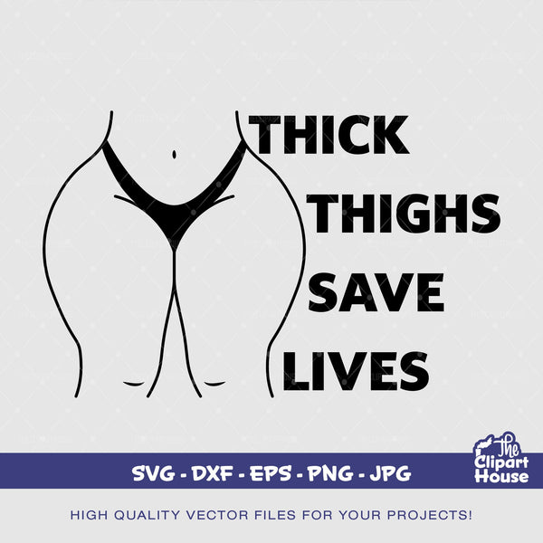 Thick Thighs Save Lives 2, african american svg, black woman svg, black girl svg, melanin svg, afro girl svg, melanin svg - The Clipart House