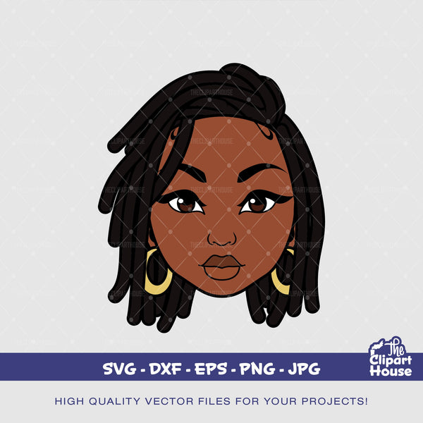 Locs Woman, african american svg, black woman svg, black girl svg, melanin svg, afro girl svg, its the locs for me svg, locs woman sg - The Clipart House