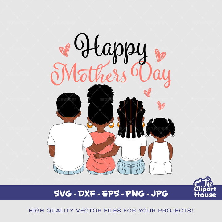 Mothers Day Kids, mothers day svg, mothers day card svg, celebration, family svg, mothers day quotes, - The Clipart House