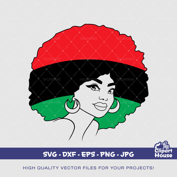 Juneteenth Afro Woman 3, african american svg, juneteenth, black history, 1865, black history month svg