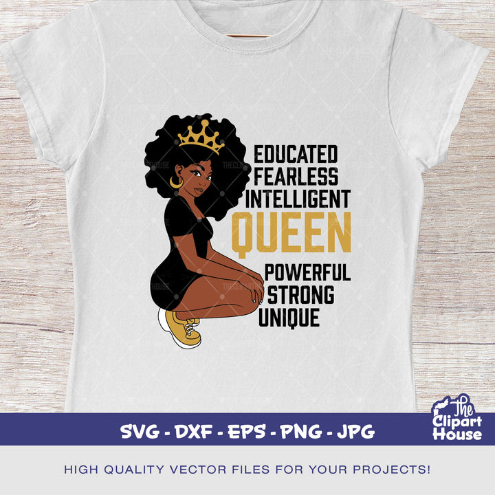 Kneeling Black Woman Quotes, african american svg, black woman svg, afro girl svg, black girl magic svg, black queen svg - The Clipart House