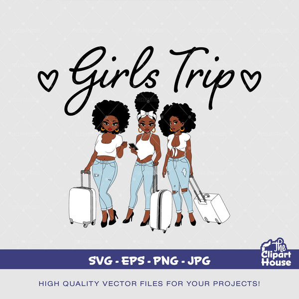 Girls Trip 5, Cricut svg, Girls Trip Svg, Cut Files Svg, friends trip svg, travel svg, travel vlog, best friends svg