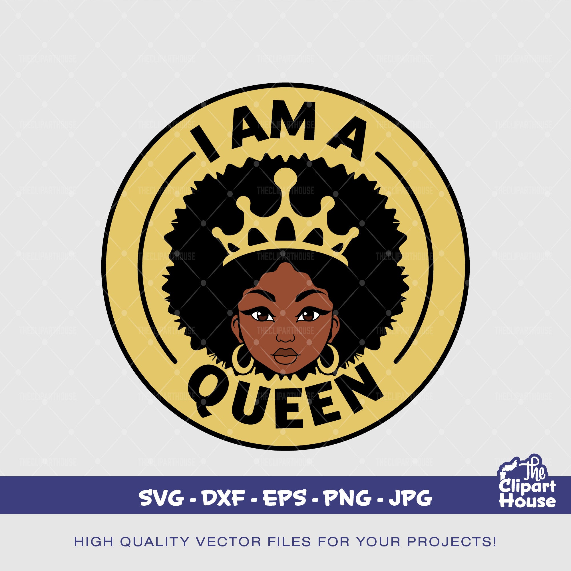 I Am A Queen Pin, african american svg, black woman svg, afro girl svg ...