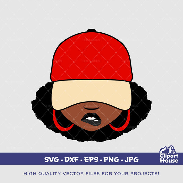 Afro Lip Bite 4, smirk svg, african american svg,black woman, afro lady, lip bite svg, womans lips svg, black girl magic svg - The Clipart House