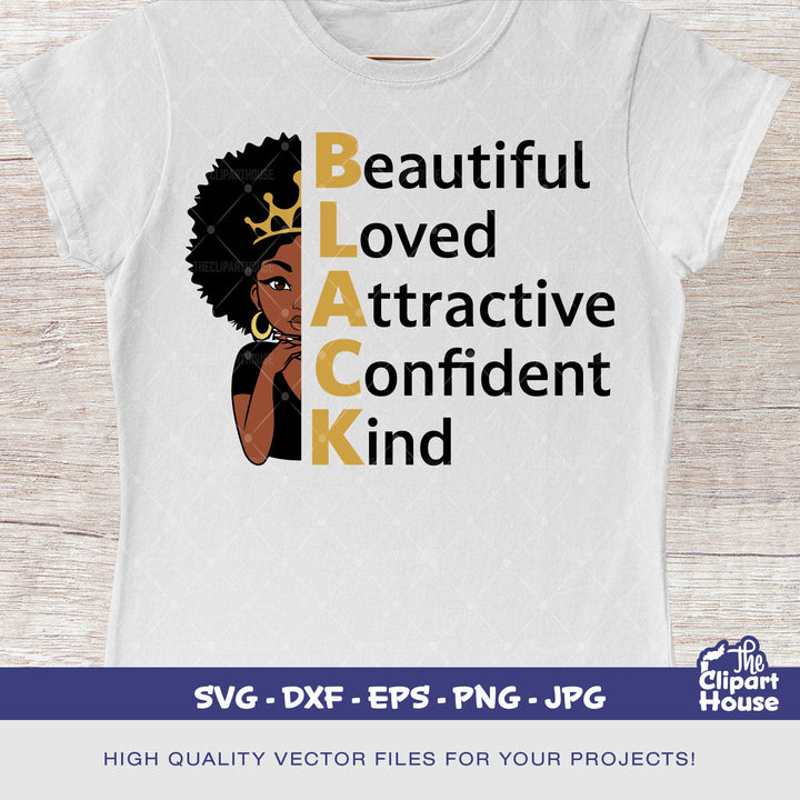 Black Queen Quotes, quote svg, sayings svg, african american svg, black woman svg, afro girl svg, black girl magic svg - The Clipart House