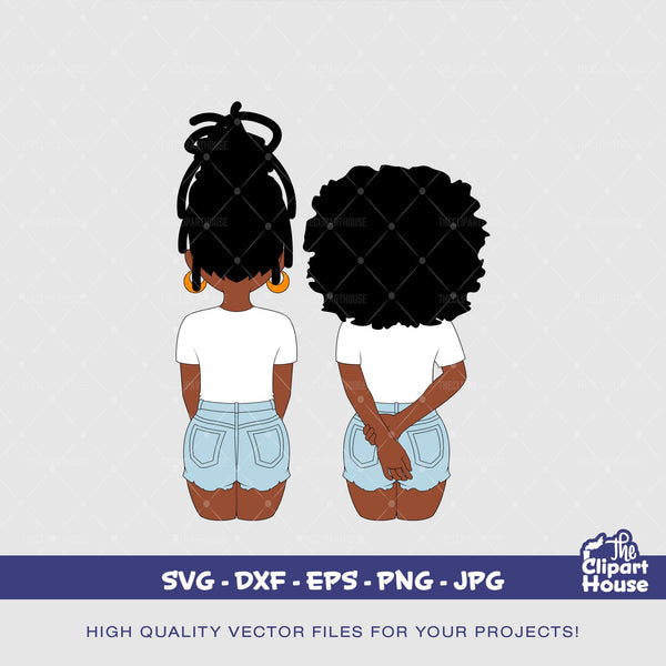 Friendship Girls 2, african american svg, black woman, friendship goals, best friends, group of friends svg, black girl magic svg