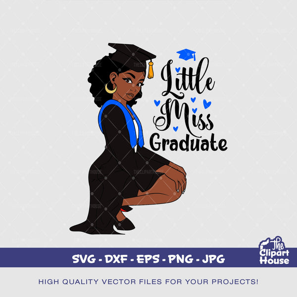 Little Miss Graduate Woman, graduation svg, Senior 2023, graduation hat svg, graduation gifts svg, university planner, high school svg - The Clipart House