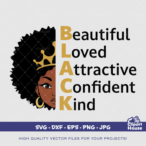 Black Queen Quotes 2, quote svg, sayings svg, african american svg, black woman svg, afro girl svg, black girl magic svg - The Clipart House