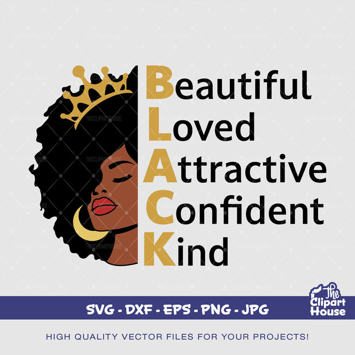 Black Queen Quotes 3, quote svg, sayings svg, african american svg, black woman svg, afro girl svg, black girl magic svg - The Clipart House