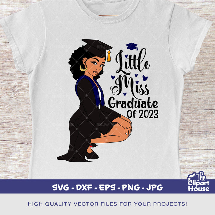 Little Miss Graduate Woman Of 2023, graduation svg, Senior 2023, graduation gifts svg, university planner, high school svg - The Clipart House