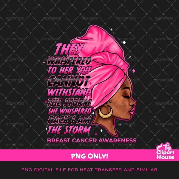 They Whispered To Her Awareness 2, cancer research svg, cancer ribbon svg, cancer awareness svg, black woman svg, afro woman svg