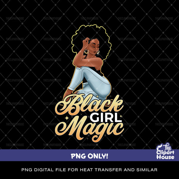 Black Girl Magic 3, african american png, black woman png, afro png, black girl magic