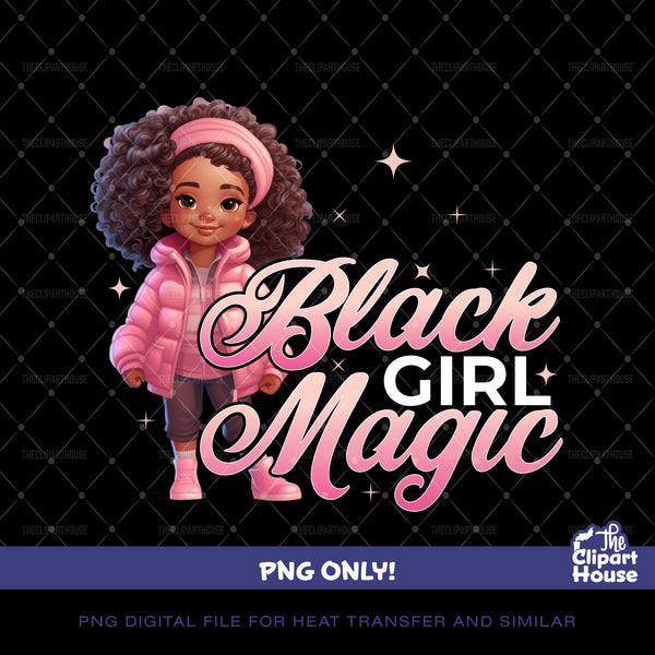 Black Girl Magic, african american png, black woman png, afro png, black girl magic, cute girl