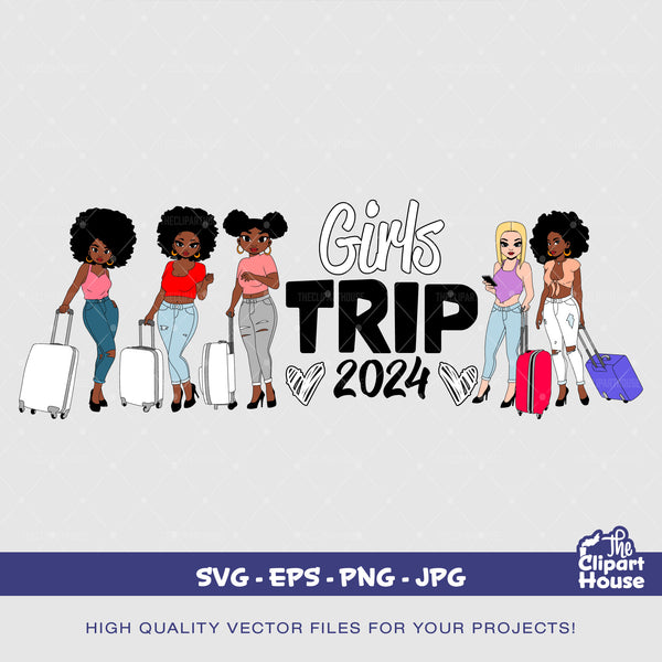 Girls Trip 7,friendship goals, friendship svg, travel svg, group activity, group of friends svg, best friends svg