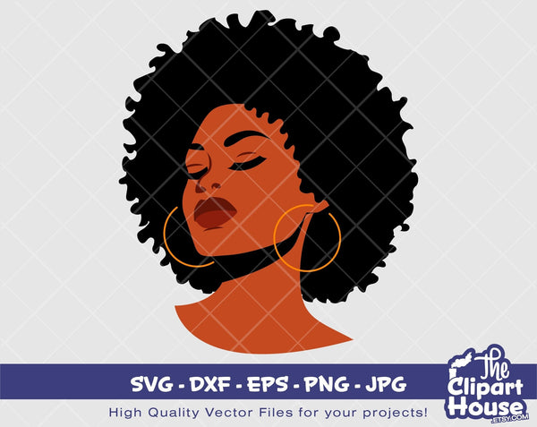 Afro Love 2 | Digital SVG - DXF - EPS - png - Jpg | Instant Download | Cricut, svg, printable,african american svg,black woman svg,afro svg - The Clipart House